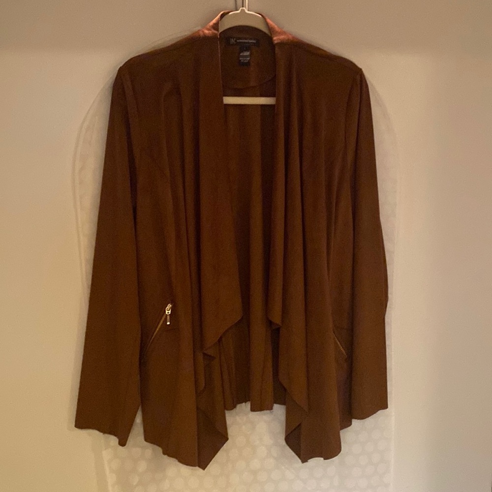 Inc dressy or tone down open jacket